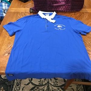 Lacoste Blue Shirt Originally $98.00 Brand New